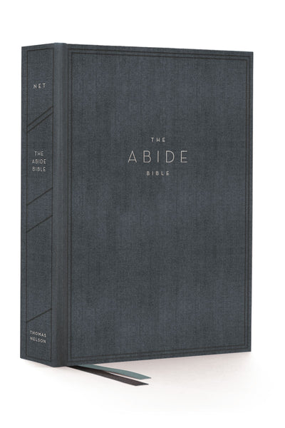 NET Abide Bible, Blue, Comfort Print - Re-vived