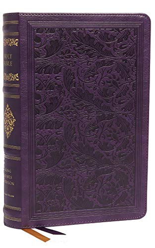 KJV Personal Size Reference Bible Leathersoft Purple