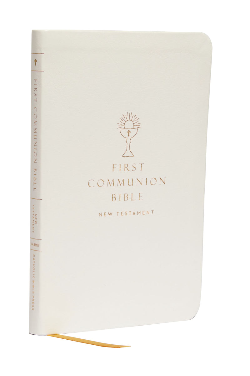 NABRE Catholic Bible, First Communion Bible, White