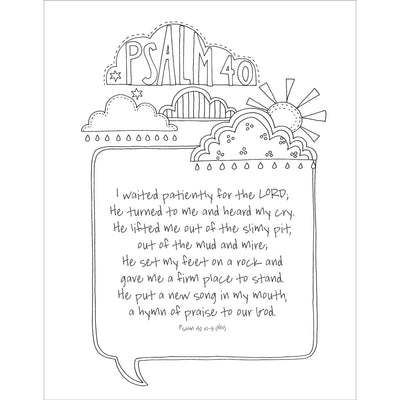 Exploring the Psalms - A Creative Colouring Journal