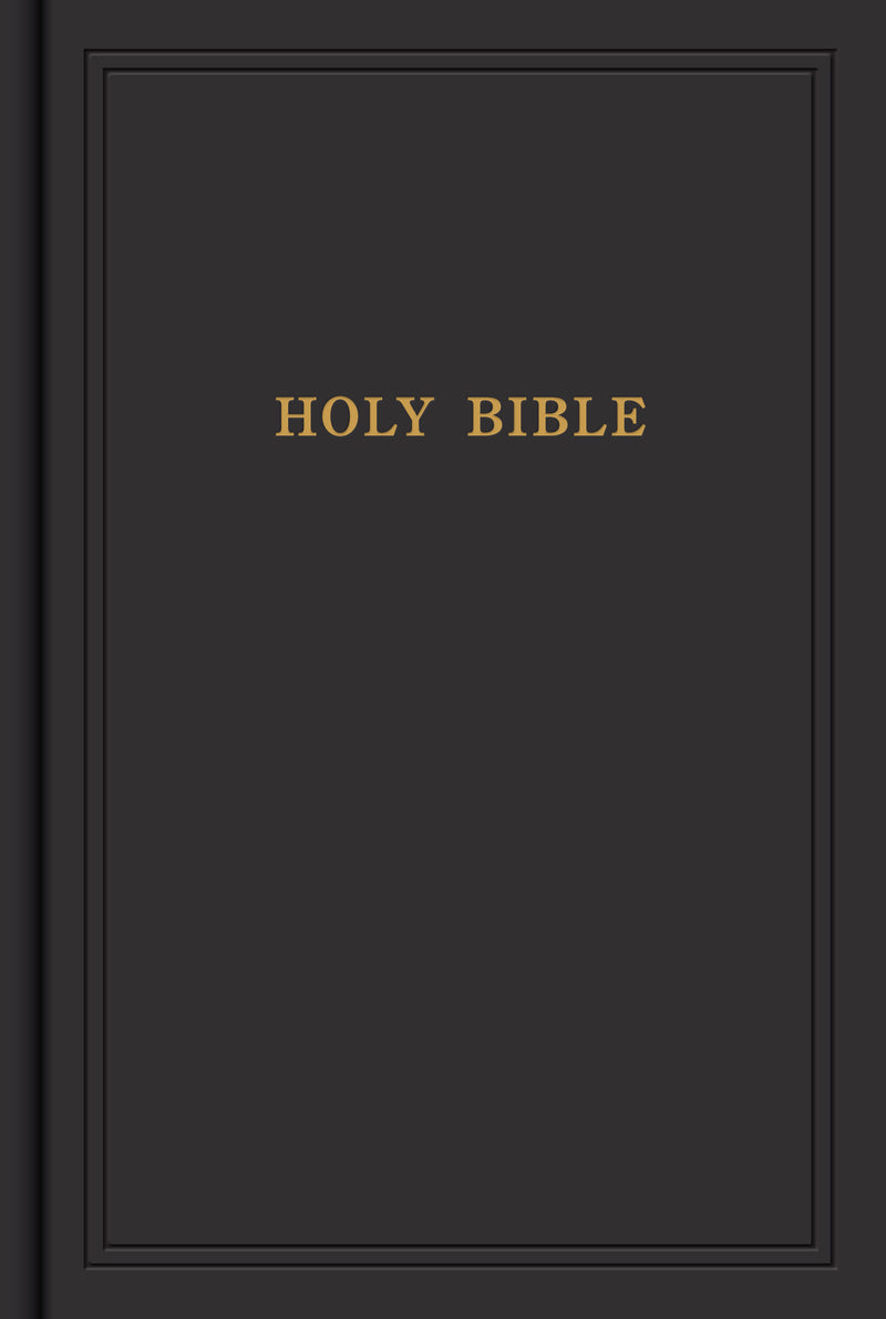 KJV Pew Bible, Black Hardcover