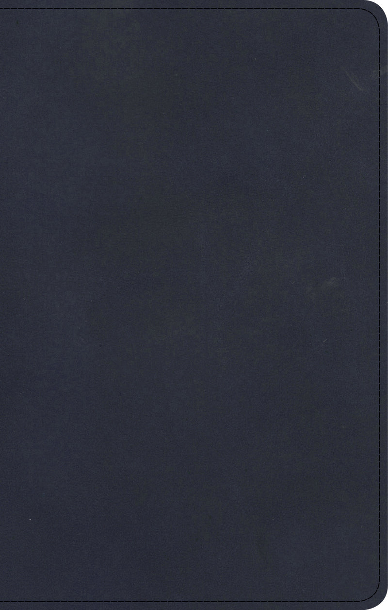 CSB Personal Size Bible, Navy LeatherTouch - Re-vived