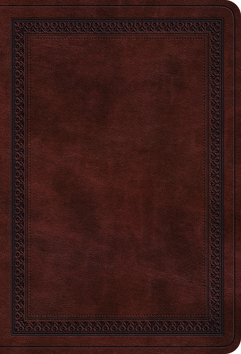 ESV Value Large Print Compact Bible, Mahogany - Re-vived