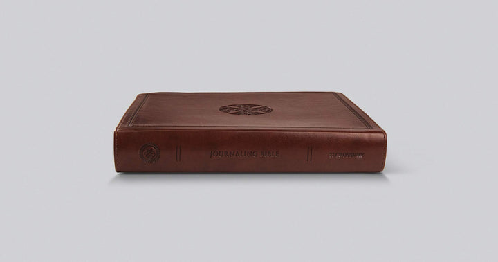 ESV Journaling Bible, TruTone, Brown, Mosaic Cross Design - Re-vived