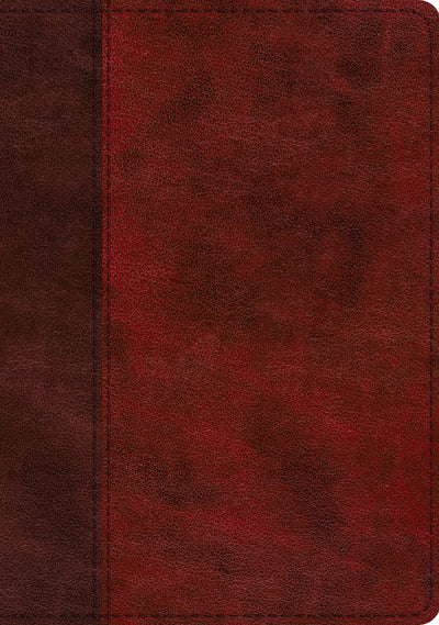 ESV Study Bible, TruTone, Burgundy/Red, Timeless Design - Re-vived