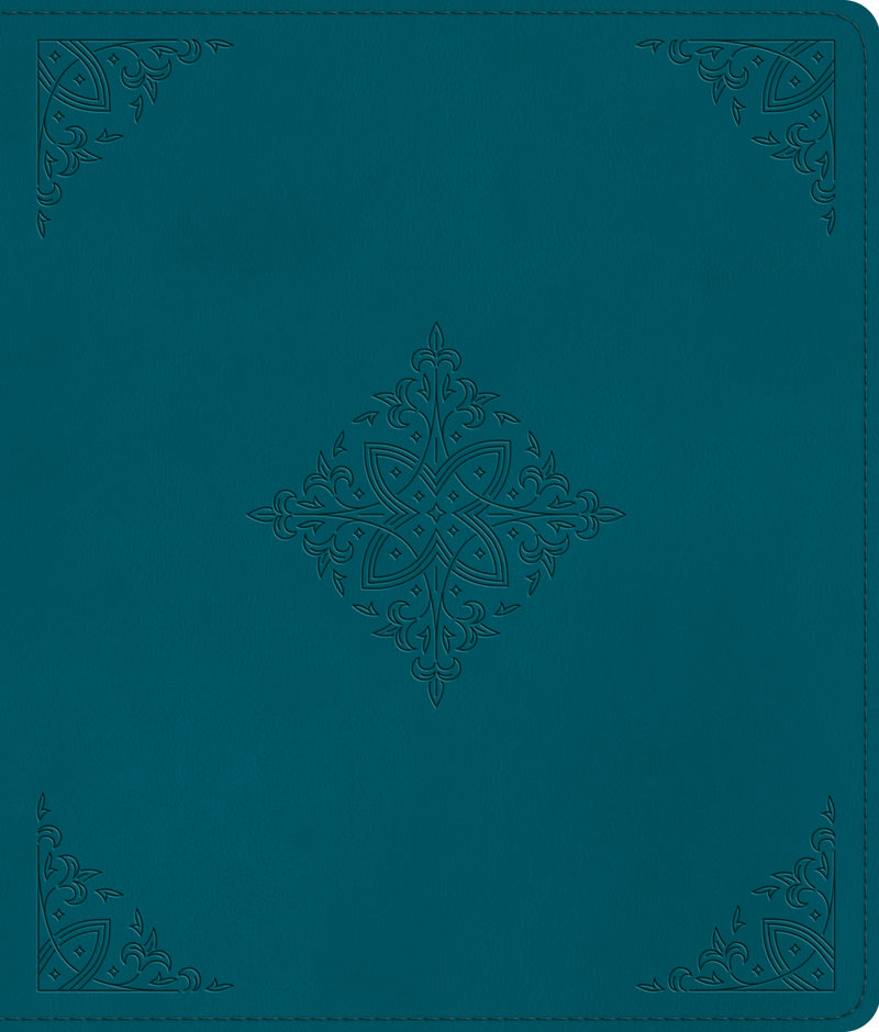 ESV Journaling Bible (TruTone, Deep Teal, Fleur-de-lis - Re-vived