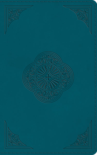 ESV Thinline Bible (TruTone, Deep Teal, Rotunda Design) - Re-vived