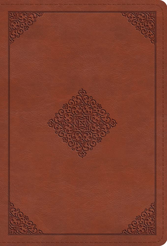 ESV Large Print Compact Bible, TruTone, Terracotta