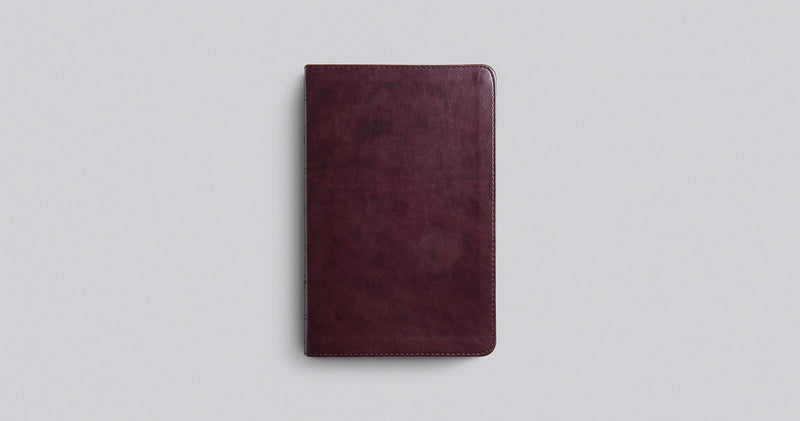 ESV Large Print Thinline Bible, TruTone, Mahogany