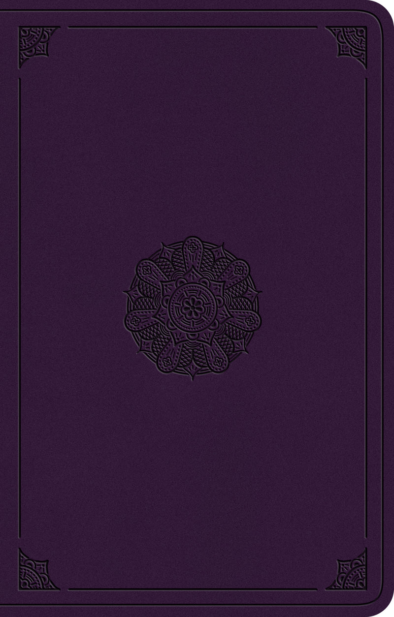 ESV Premium Gift Bible (TruTone, Lavender, Emblem Design)