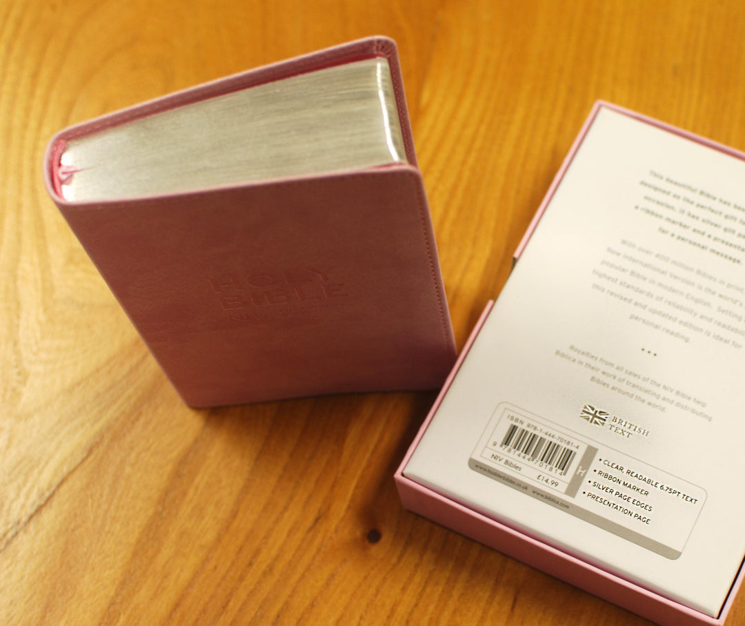 NIV Pocket Pastel Pink Soft-Tone Bible - Re-vived