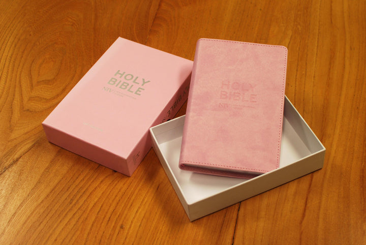 NIV Pocket Pastel Pink Soft-Tone Bible - Re-vived