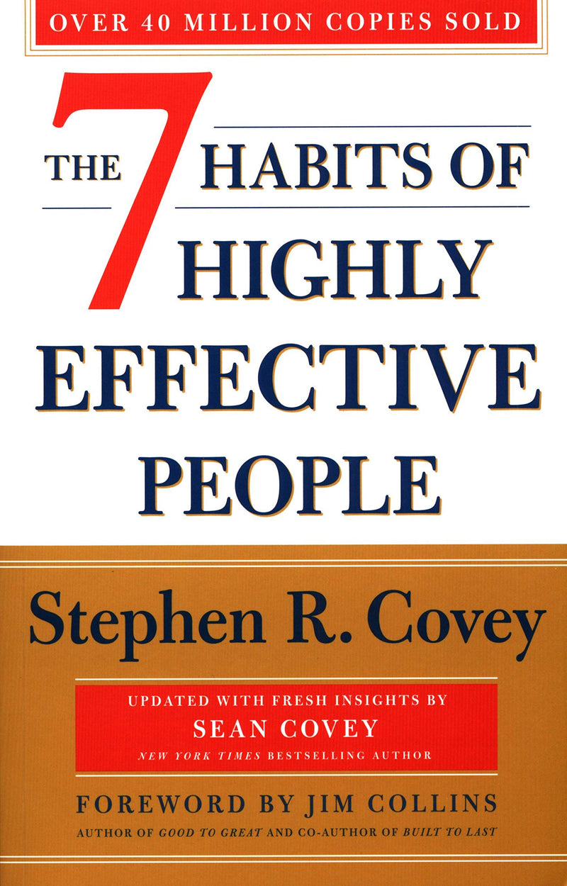 The 7 Habits Of Highly Effective People Anniversary Edition Paperback Book - Re-vived