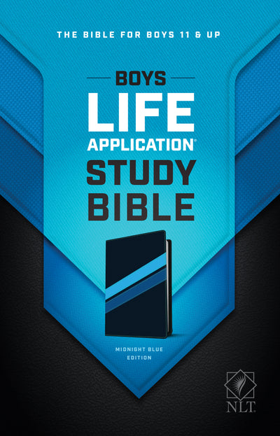 NLT Boys Life Application Study Bible, TuTone - Re-vived