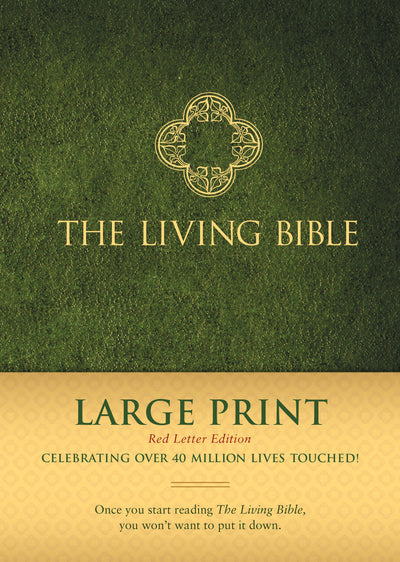 The Living Bible Large Print Red Letter Edition - Re-vived