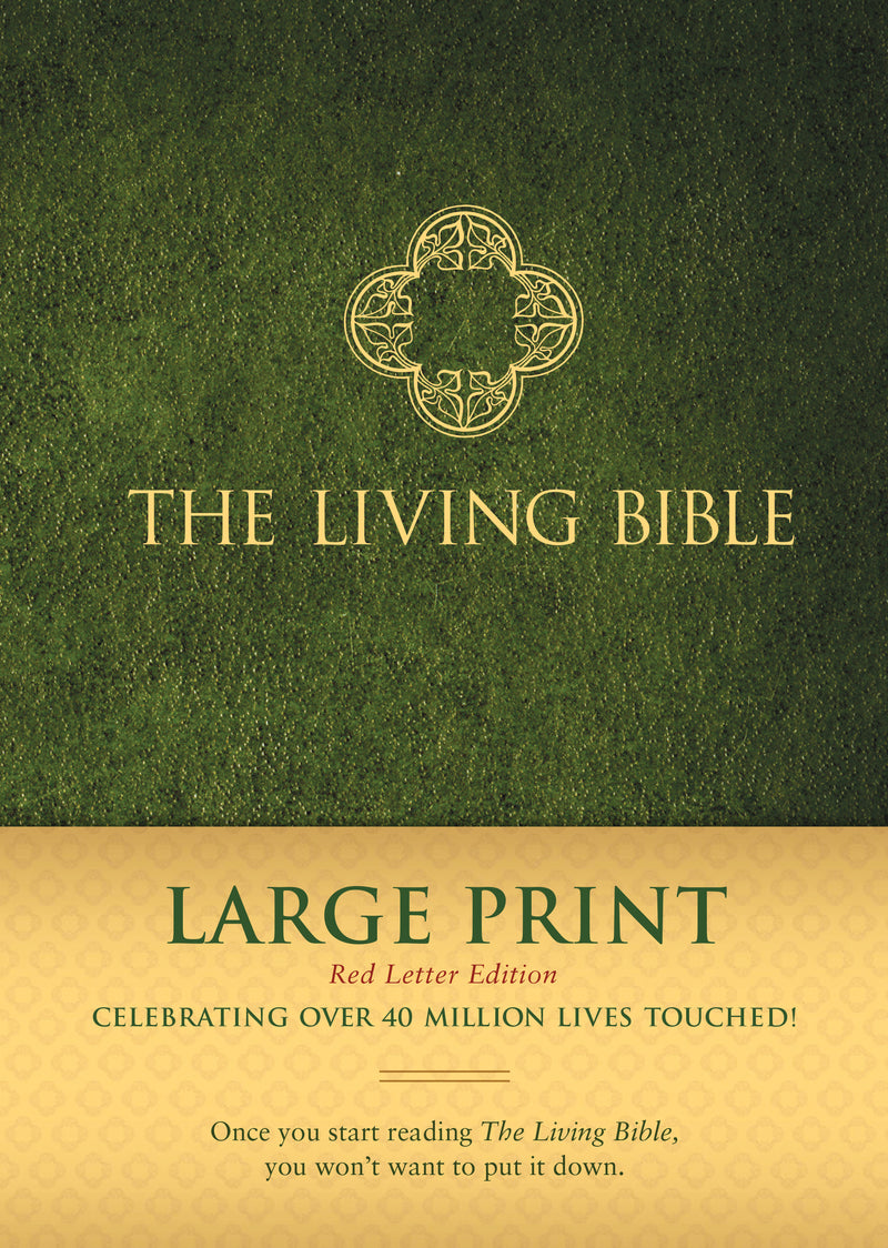 The Living Bible Large Print Red Letter Edition - Re-vived