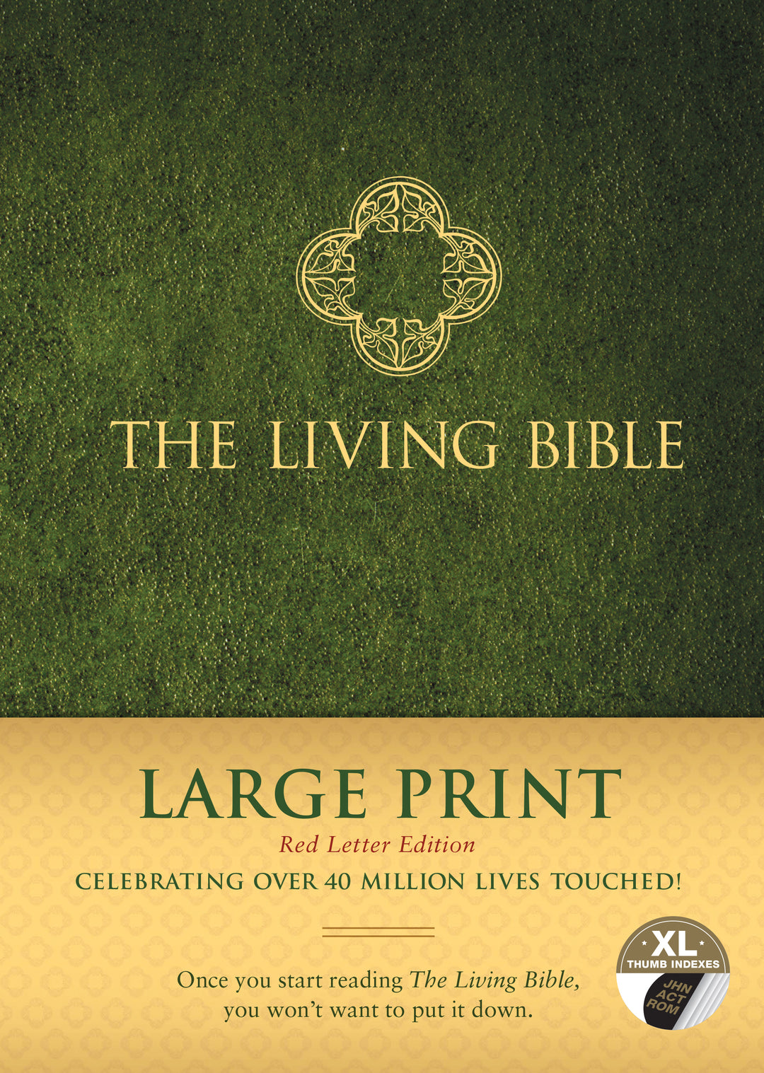 The Living Bible Large Print Red Letter Edition, Indexed - Re-vived