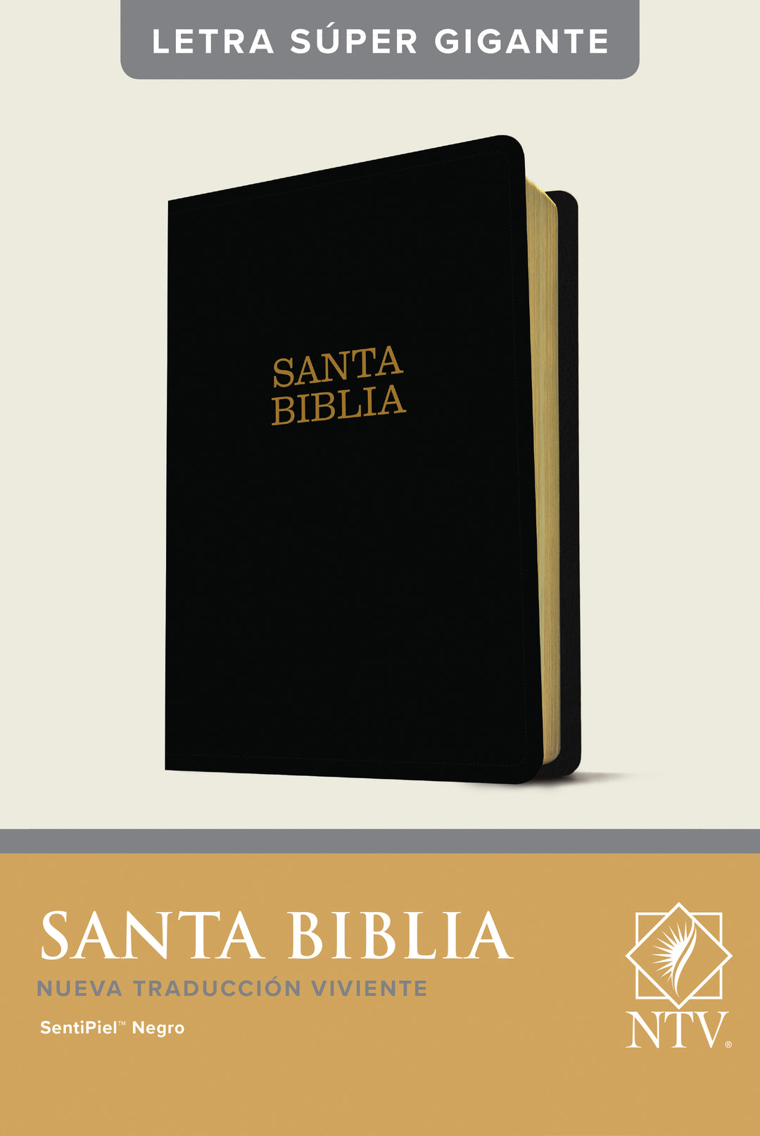 Santa Biblia NTV, Letra Súper Gigante, Letra Roja, SentiPiel