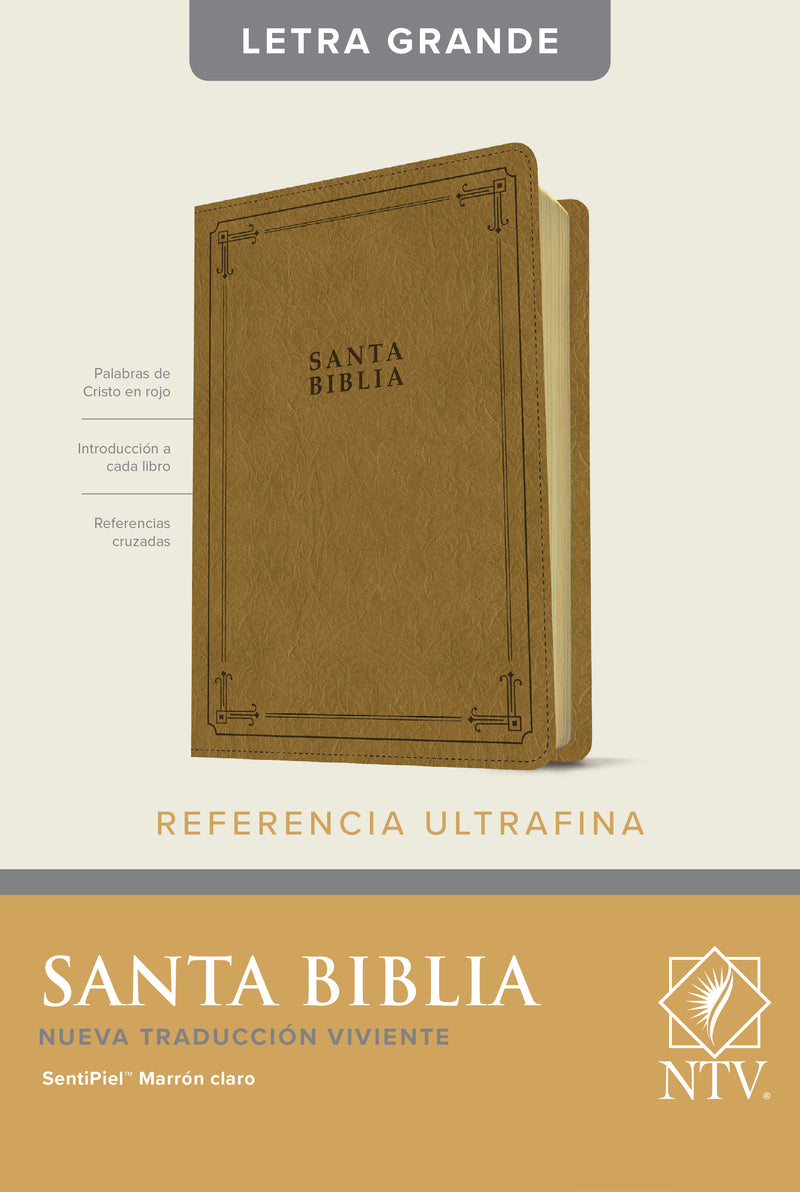 Santa Biblia NTV, Edición de referencia ultrafina, letra gra