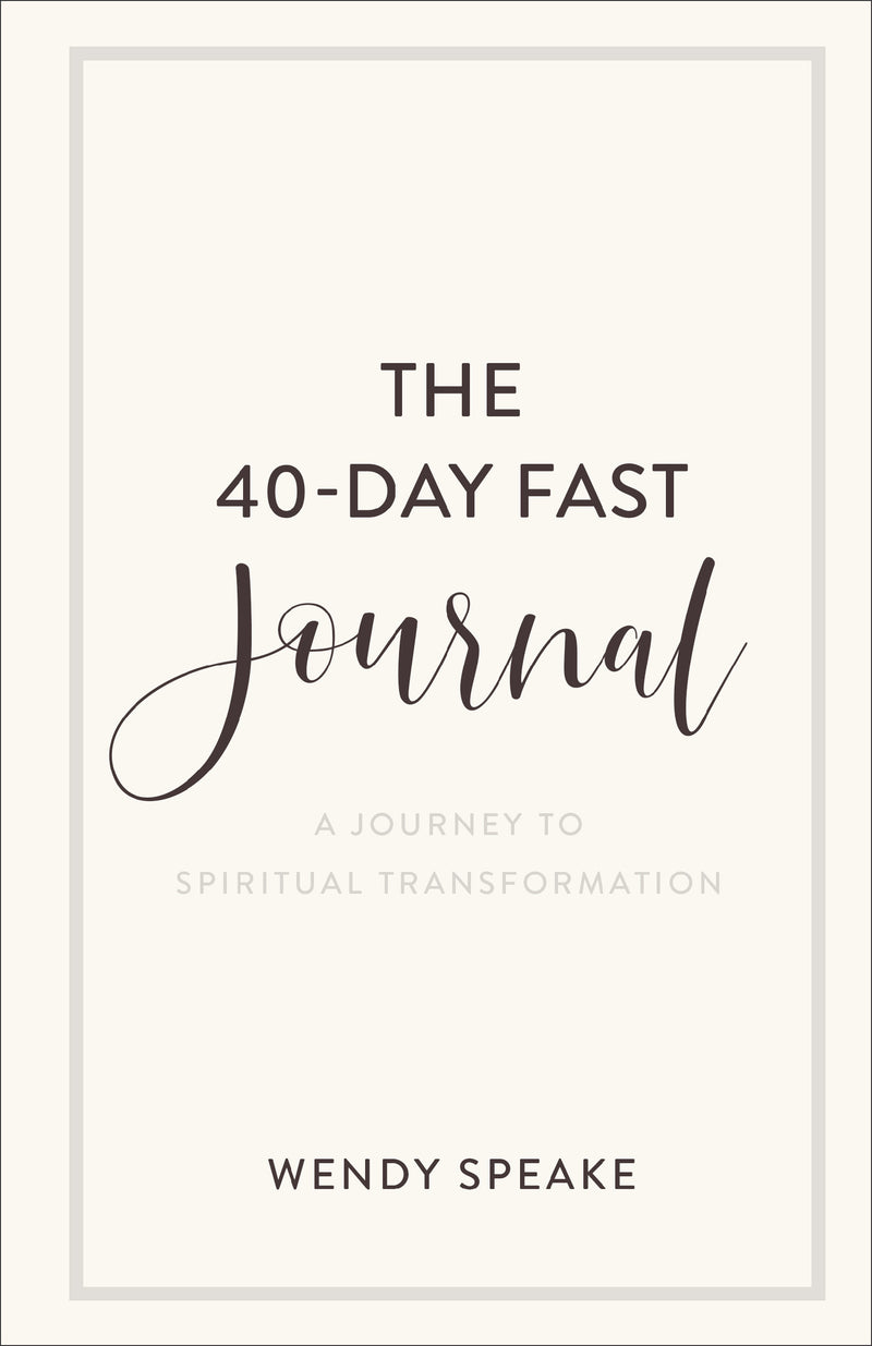 The 40-Day Fast Journal