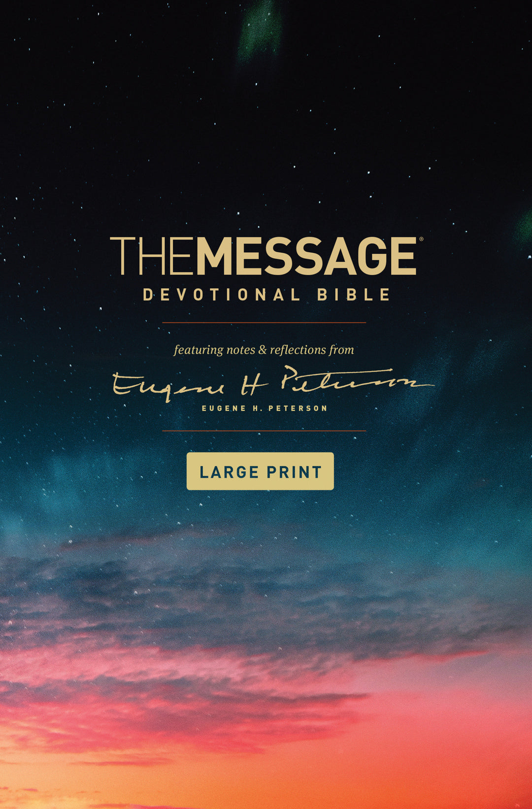 The Message Devotional Bible Large Print - Re-vived