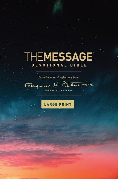 The Message Devotional Bible Large Print - Re-vived