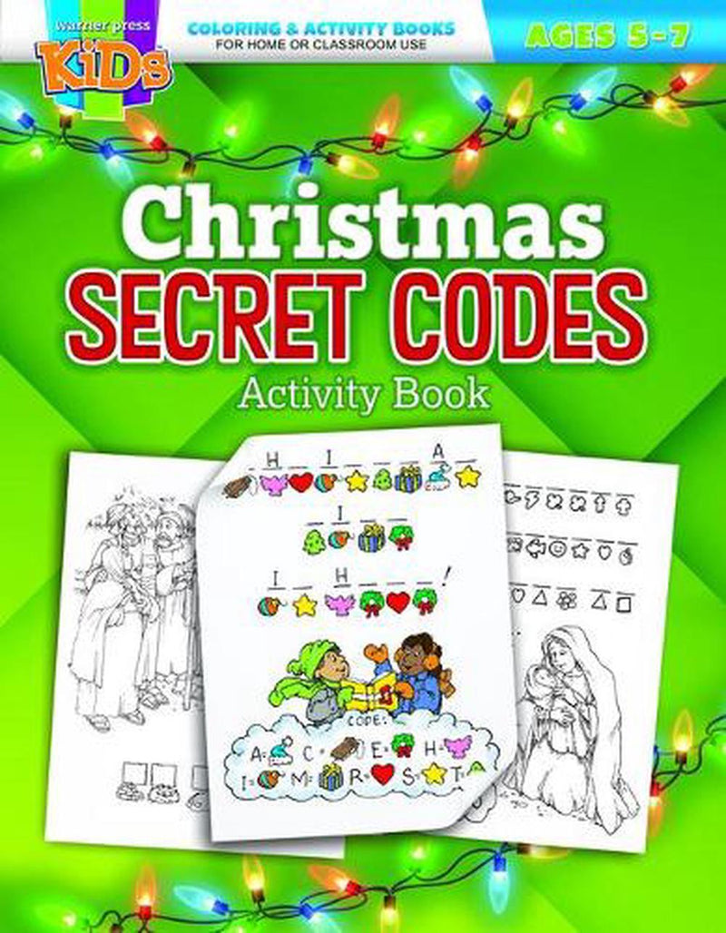 Christmas Secret Codes Coloring Activity Book