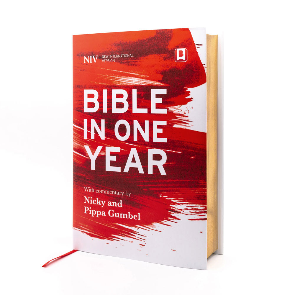 NIV Bible in One Year with Daily Commentary - Re-vived