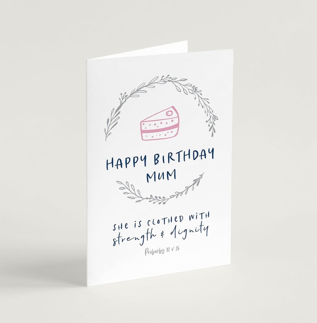 Happy Birthday Mum Greeting Card