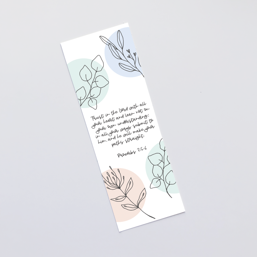 Trust in the Lord (Flora) Bookmark