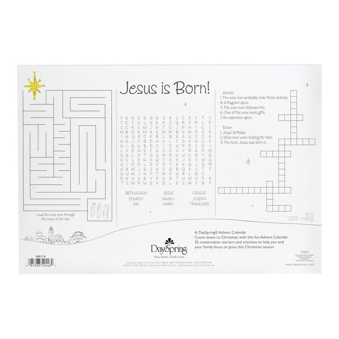 Advent Calendar: Nativity Scene with Puzzles - Re-vived