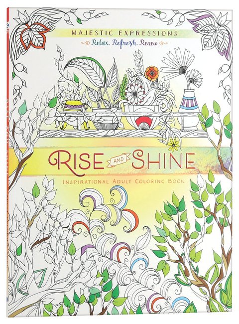 Rise and Shine Adult Colouring Book - Re-vived