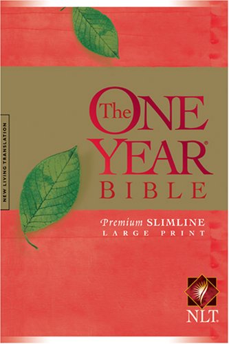 The NLT One Year Bible Slimline Large Print PB