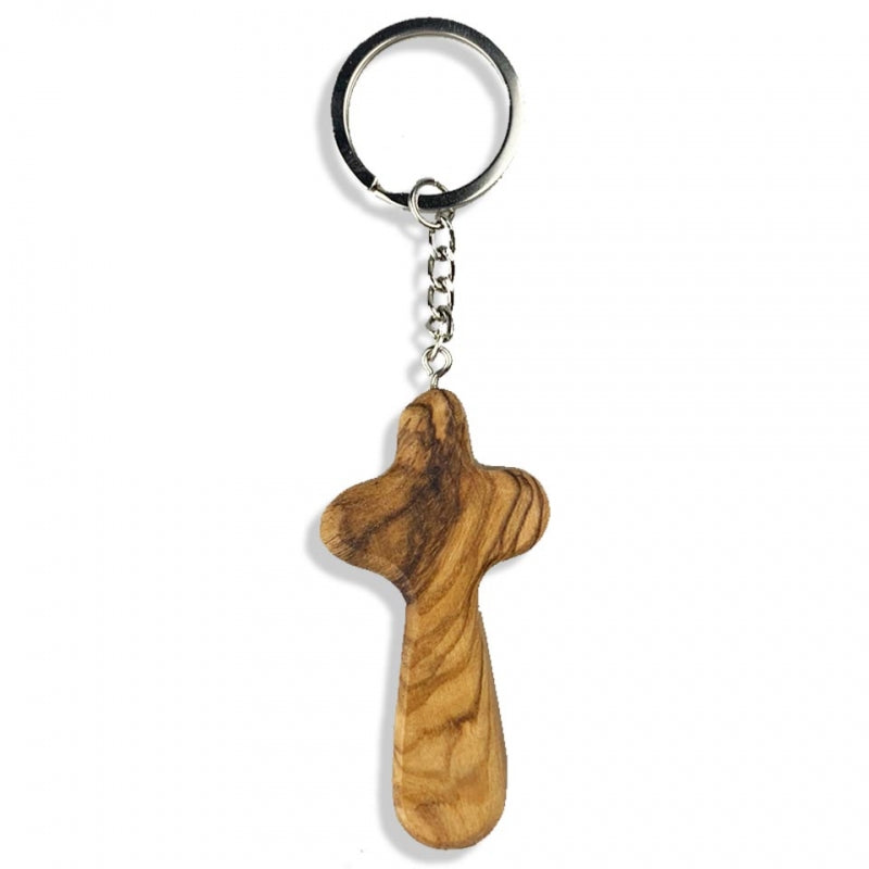 Olivewood Holding Cross Keyring