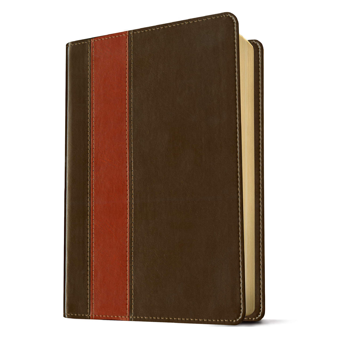 The NLT Swindoll Study Bible Brown/Tan