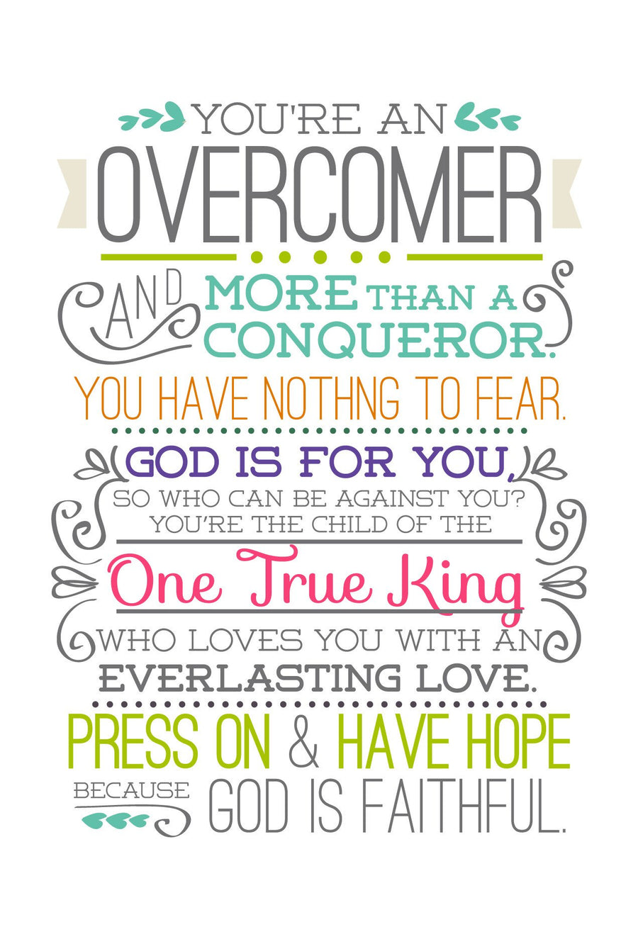 Overcomer - Magnet - Re-vived