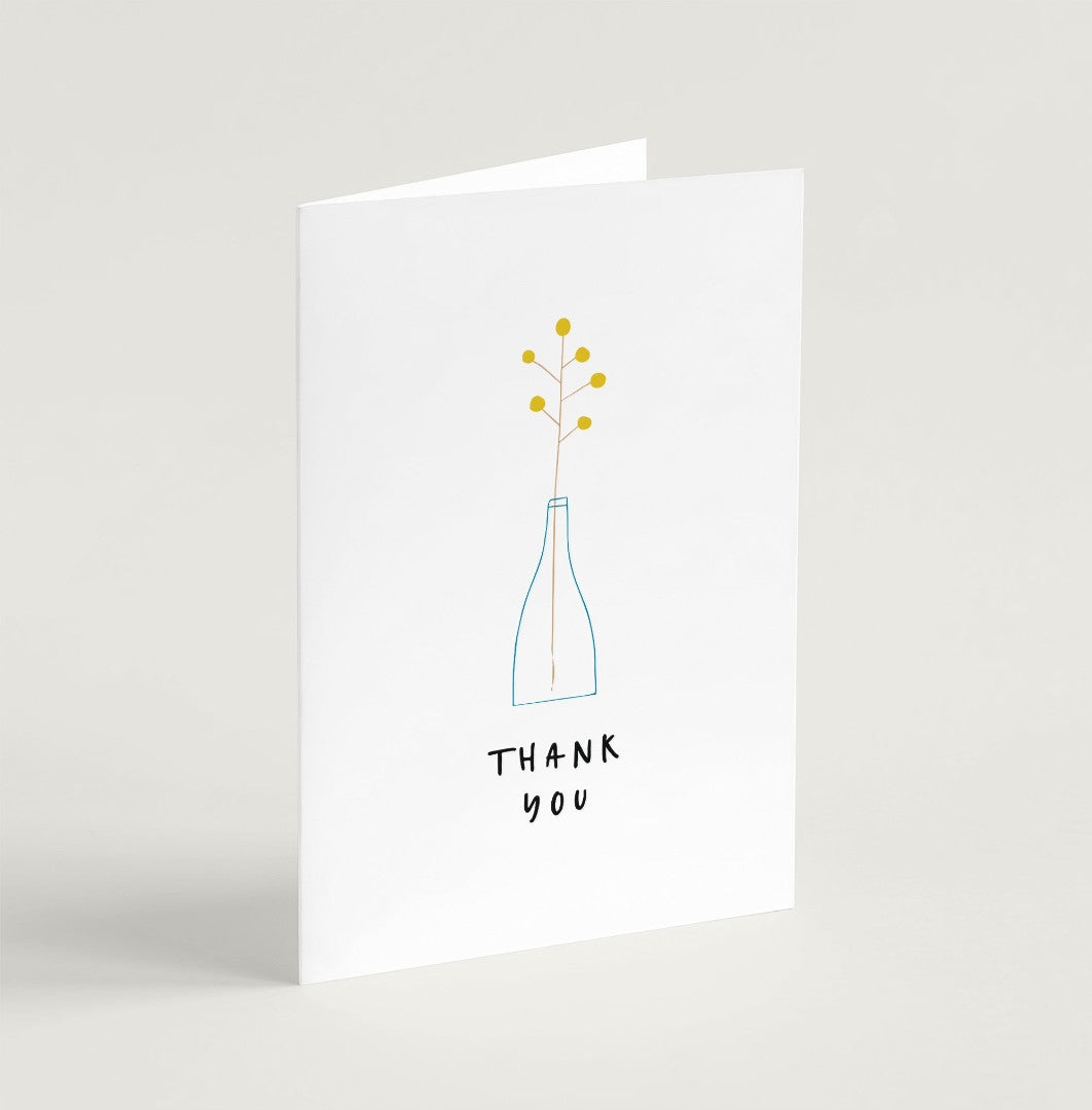 Thank You (Stems) - Greeting Card