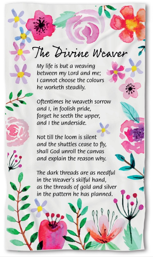 The Divine Weaver Tea Towel - Re-vived