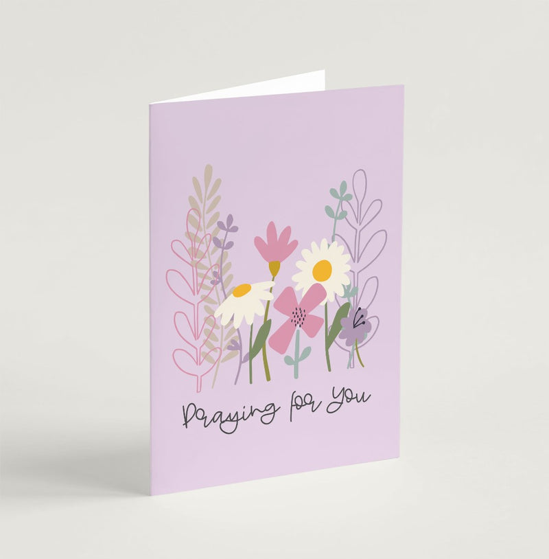 Praying for You (Wild Meadow) - Greeting Card