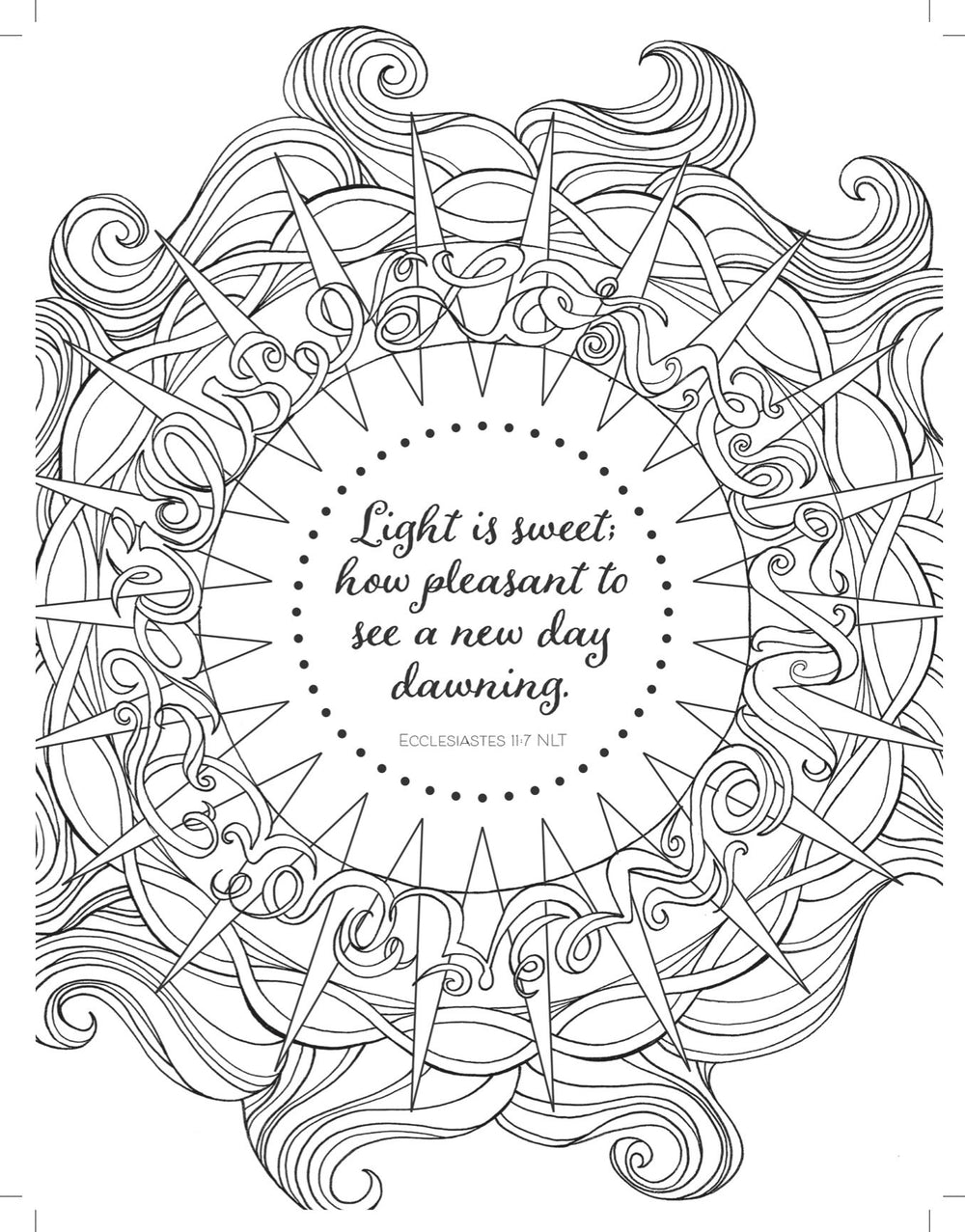 Rise and Shine Adult Colouring Book - Re-vived