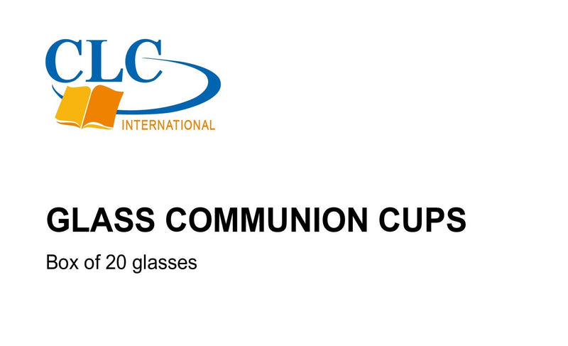 CLC Glass Communion Cups - Pack of 20 - Re-vived