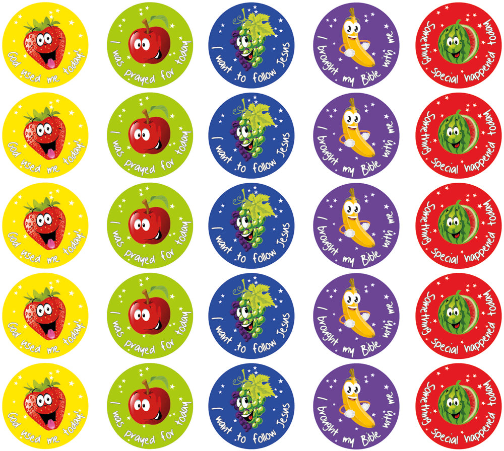 Children's Ministry Sticker Pack (120 Stickers) - Re-vived